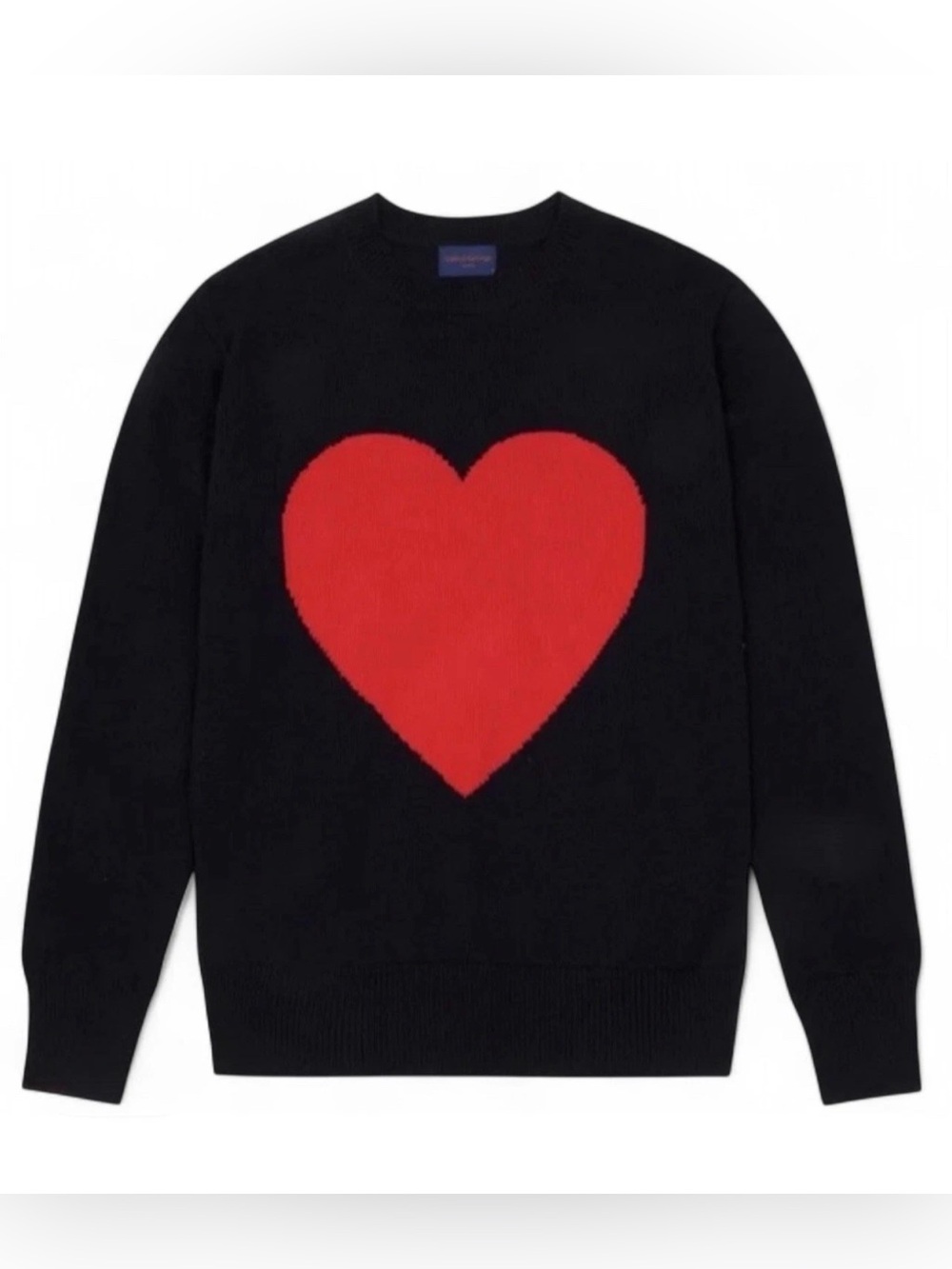 Rowing Blazers Gyles & George Love Heart Intarsia Lambswool Sweater